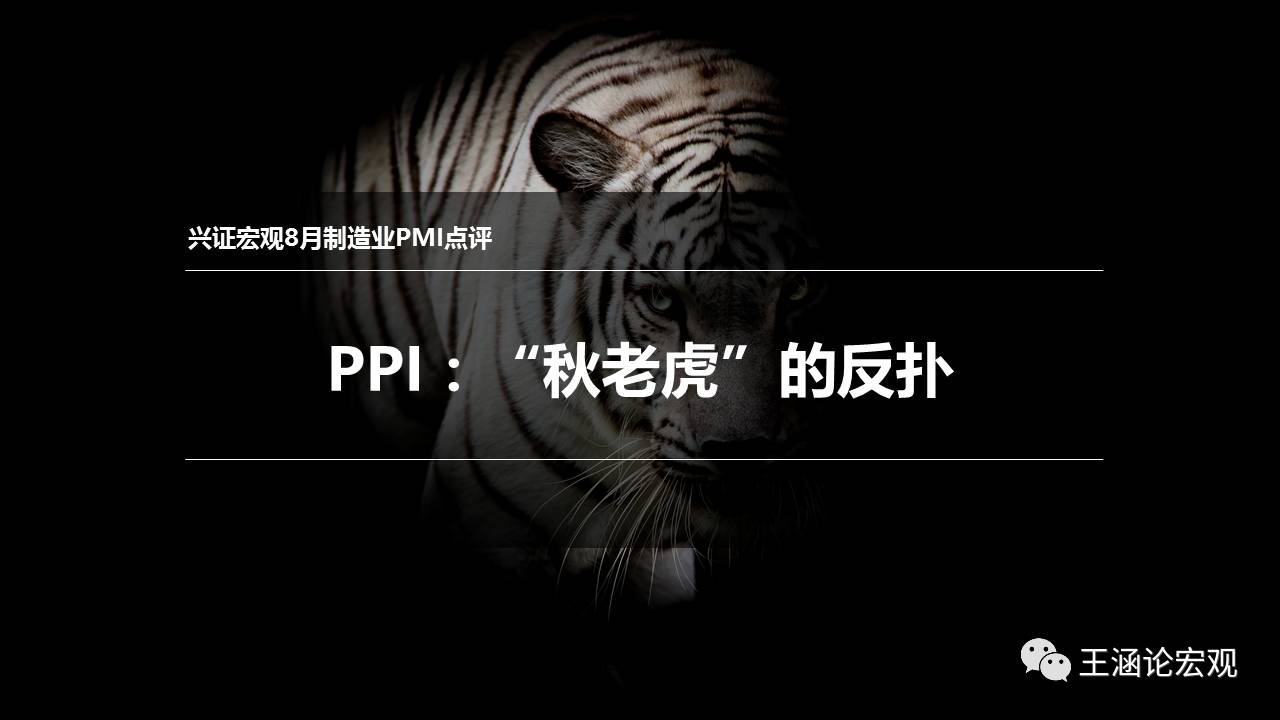 PPI：“秋老虎”的反扑8月制造业PMI点评