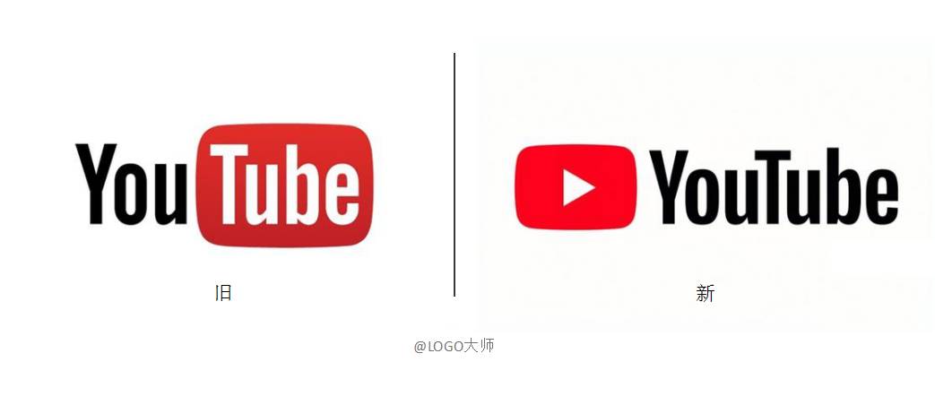 12年了youtube终于换新logo了