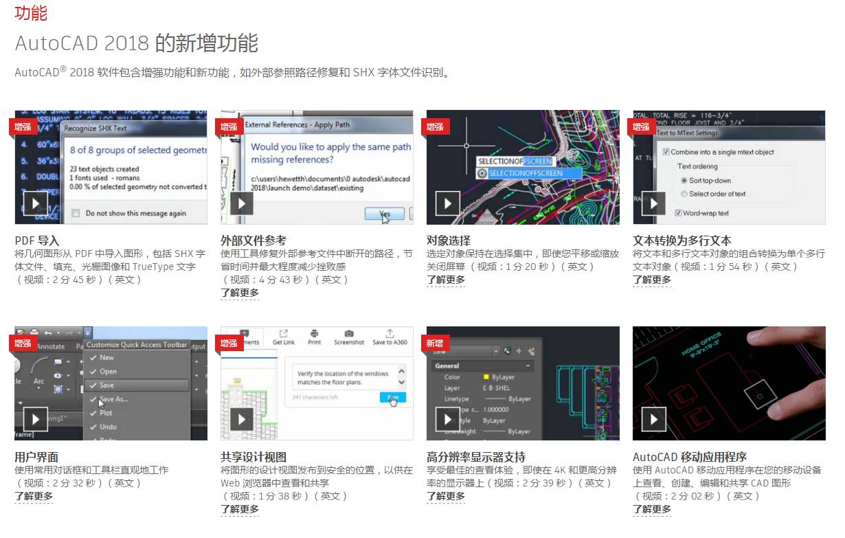 全套录播 | autocad2018 室内设计中级案例应用教程