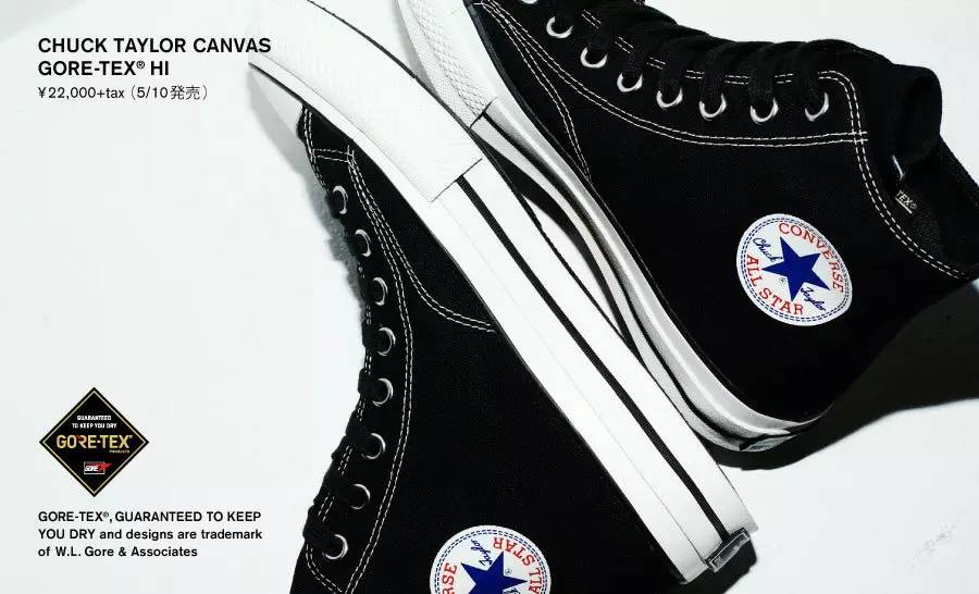 机能鞋大作 converse chuck taylor canvas gore-tex