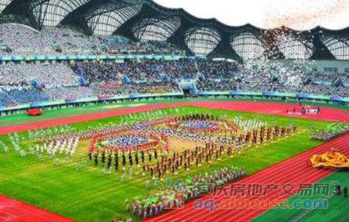 安徽省第十三届运动会在安庆体育中心进行(图片来源:网络)