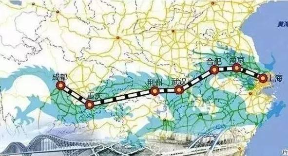 旅游 正文  沪蓉沿江高速铁路,又名"沪汉蓉高速铁路","沿江高铁",主要