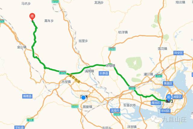 308省道 >358国道 >582县道>到达九且宁居方案二途径:平湖路>平湖南