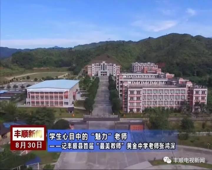 学生心目中的"魅力"老师——记丰顺县首届"最美教师"黄金中学老师张鸿