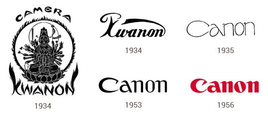 canon logo 变迁