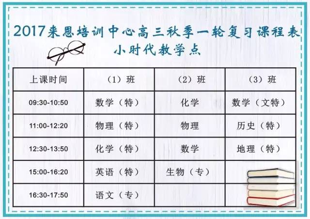 放假时间不统一,故原定于明天(9月1日)的 文艺路校区高三年级 课程