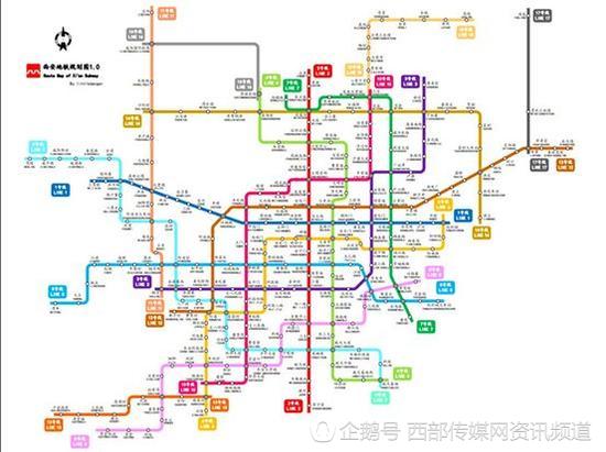 西安地铁十一号线计划设站17个 其中咸阳8个