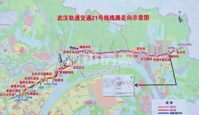 武汉地铁新进展 地铁12号线新增站点基本确定图片