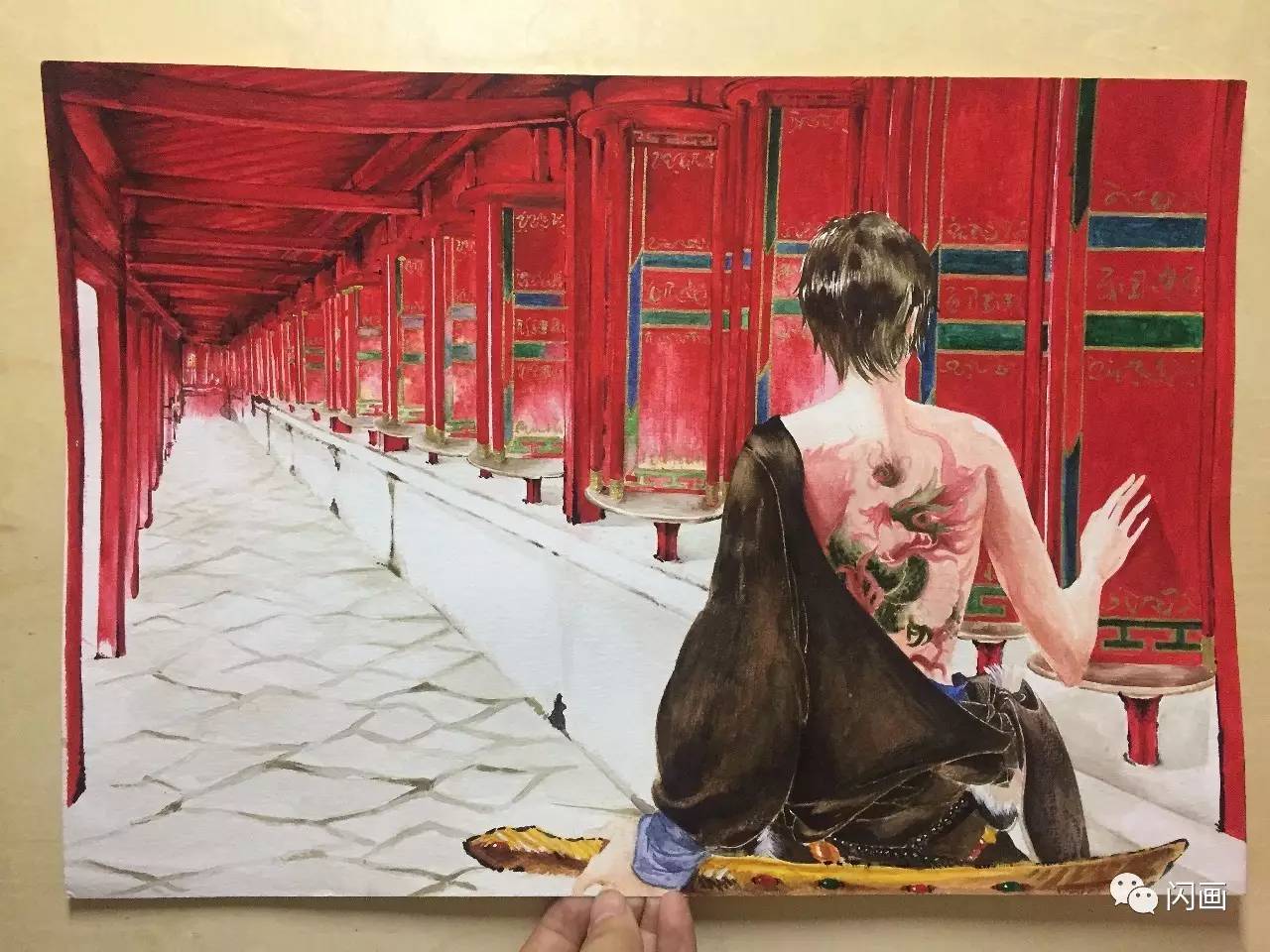 作品:藏海花作者:_小鱼贰画种:水彩 彩铅感悟:水彩厚涂也很好看!