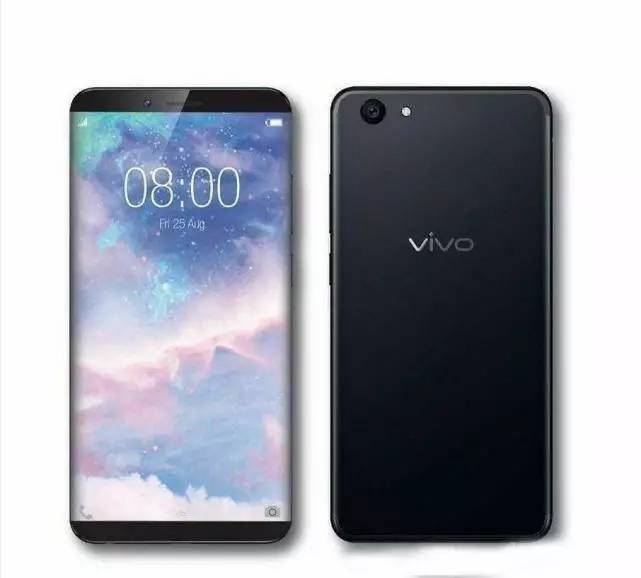 全面屏vivo x20配2400万前置镜头 指纹解锁后置