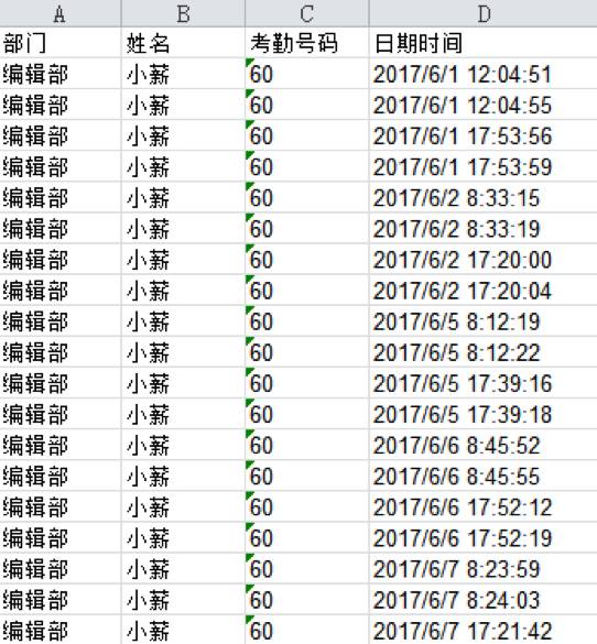 请员工核对考勤怎么说