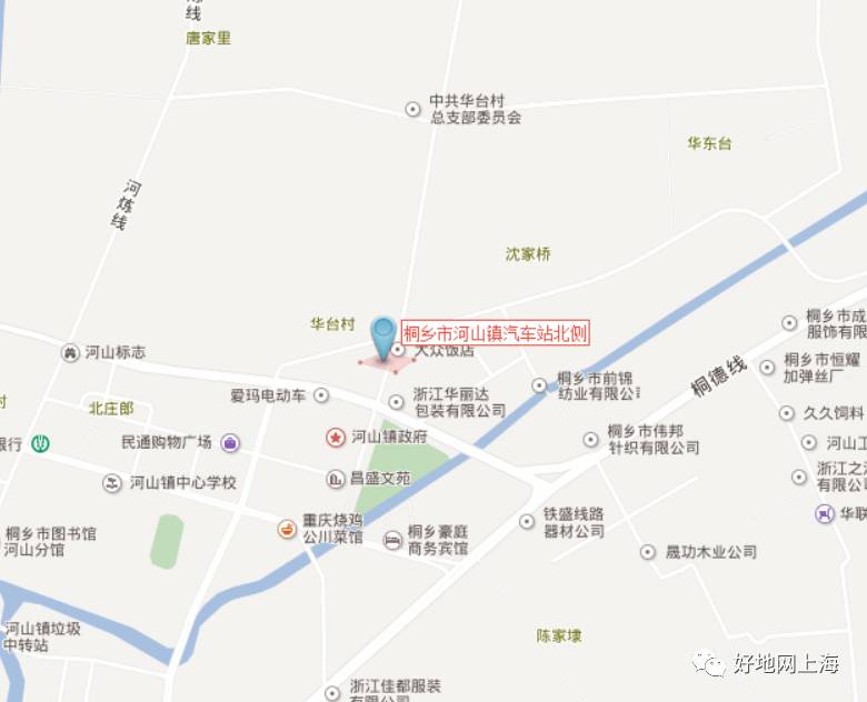 6出让】桐乡市河山镇汽车站北侧地块