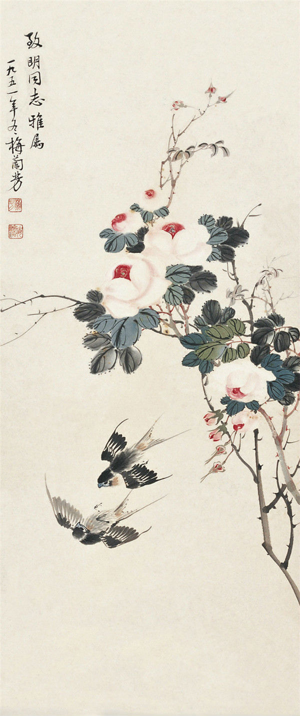 京剧大师梅兰芳书画作品欣赏鲜见