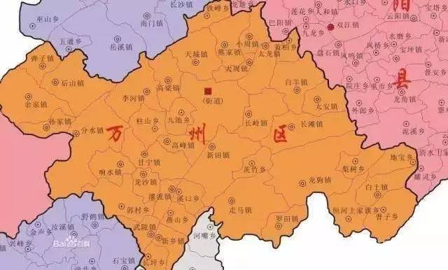 万州区各乡镇人口情况_万州区地图