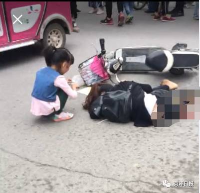 震惊:菏泽市区一小女孩亲眼目睹妈妈被车碾压死亡!又是渣土车