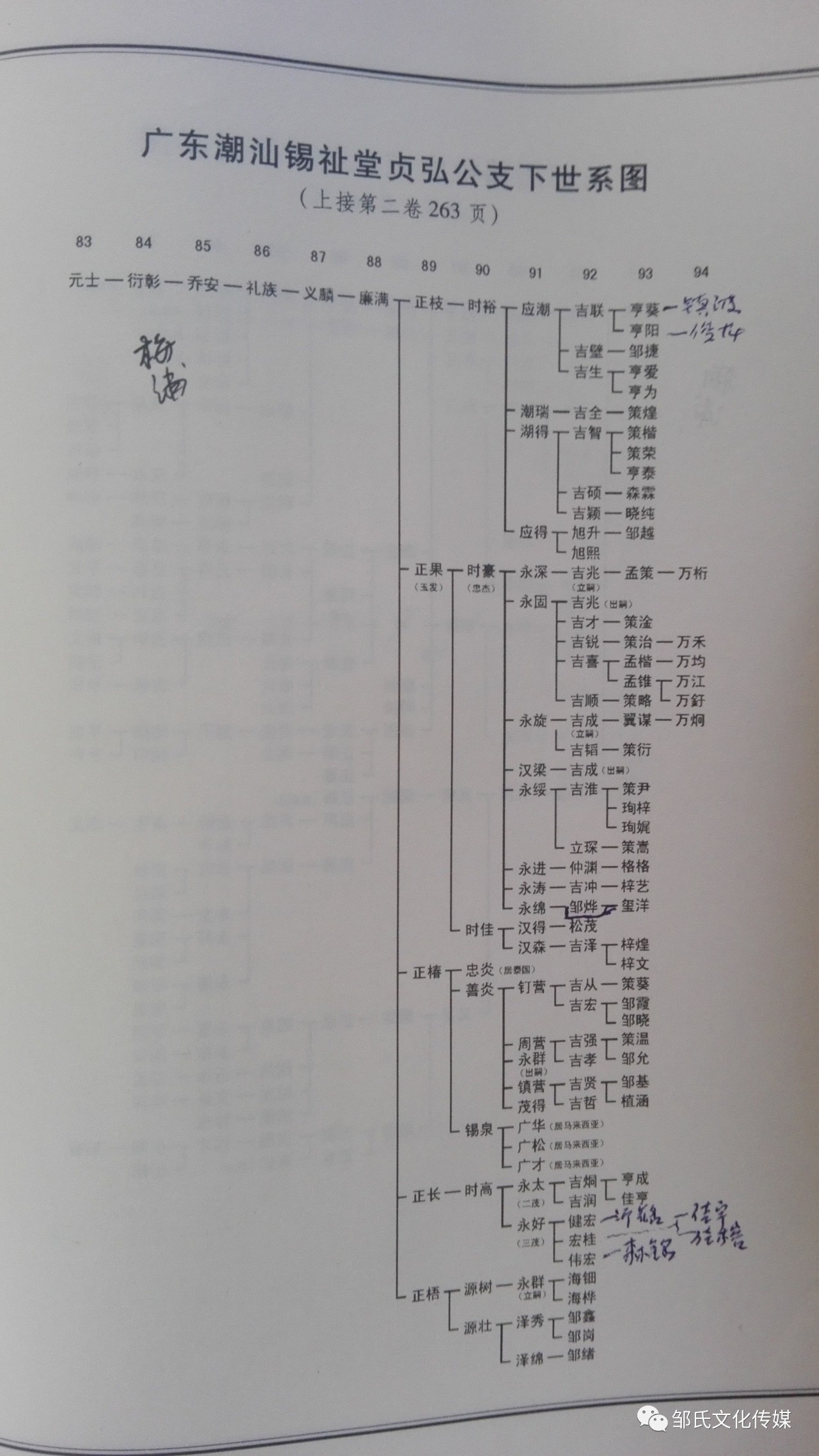 初访潮汕邹氏文凤公家族