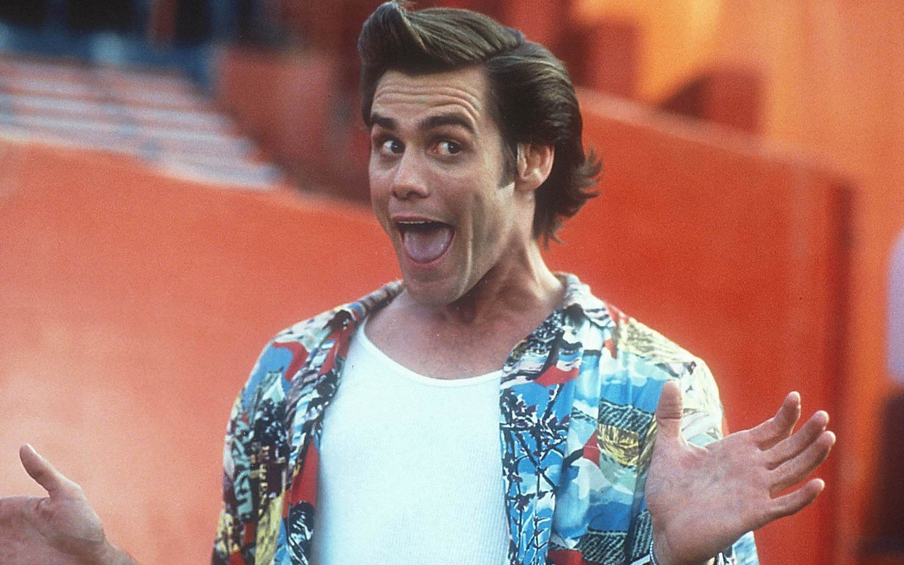 他就是金凯瑞(jim carrey) 就算你没看过他的电影,也一定用过他 表情