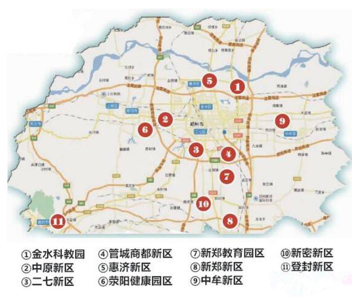 规划范围: 金水科教园区位于郑州市东北部,南接郑东新区龙湖和龙子湖