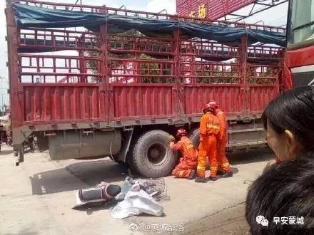 蒙城街头夺命货车,致一人死亡!