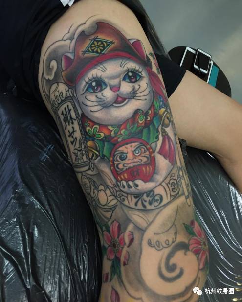 Tattoo 纹身素材 招财猫