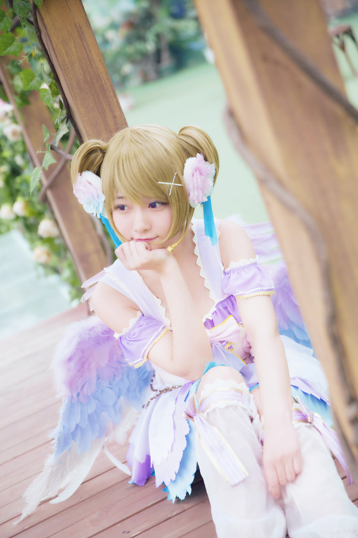 花阳白情cosplay