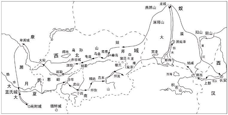 汉朝匈奴人口_汉朝匈奴地图