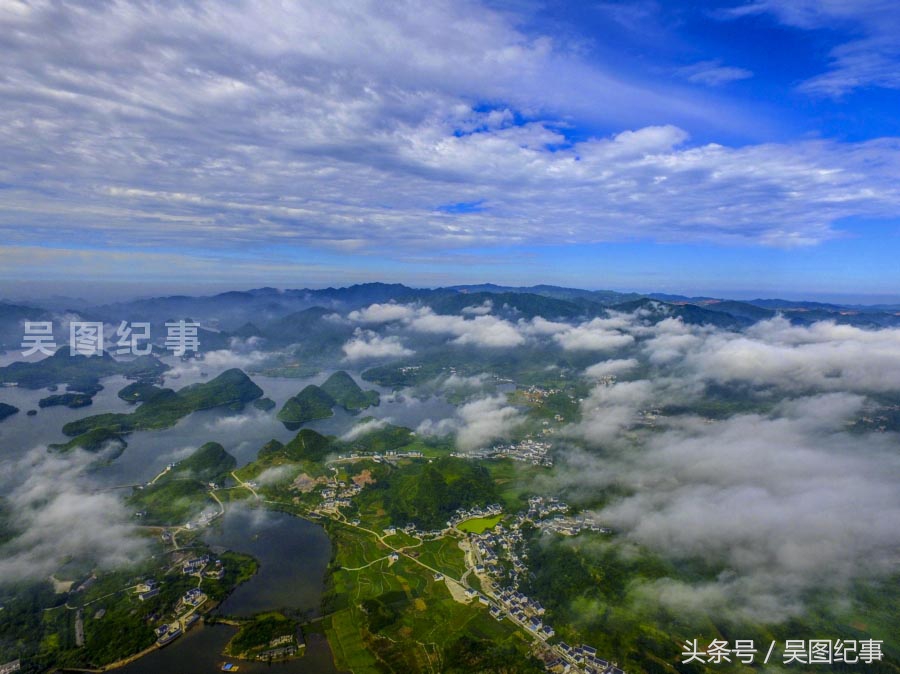 湖光山色梦里家乡百花湖乡改乡建镇记住从今天开始