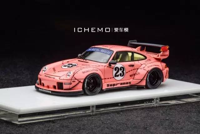 开箱报告 | 萌彻底!fuelme 1:43 rwb 宽体保时捷 993 pink pig 粉猪