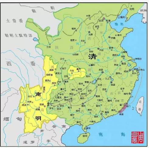 当弘光皇帝朱由崧继位的时候,虽然明朝疆域已经不在完整,北直隶,河南图片