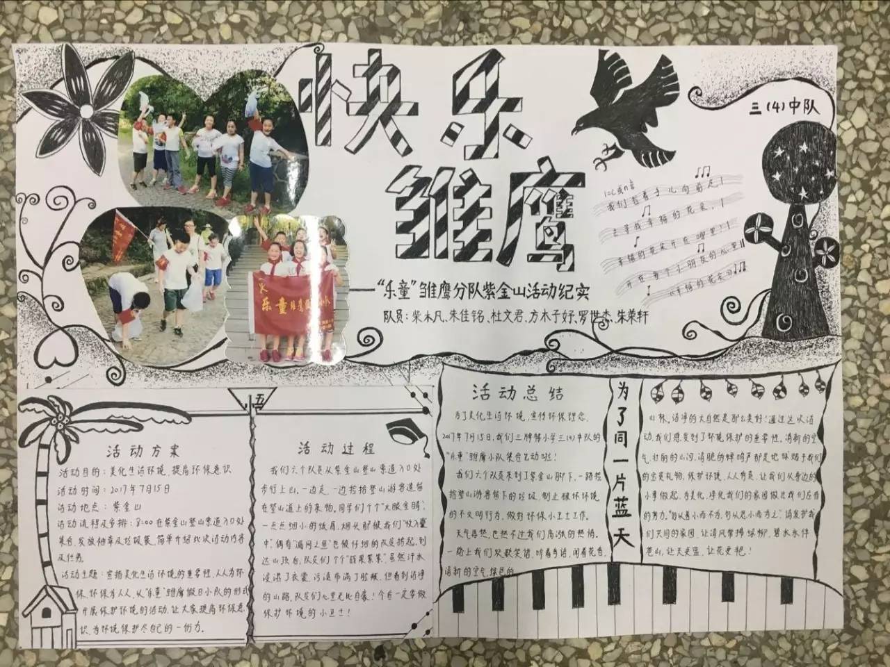 【雏鹰展示】优秀雏鹰假日小队手抄报 等你来投票点zan!