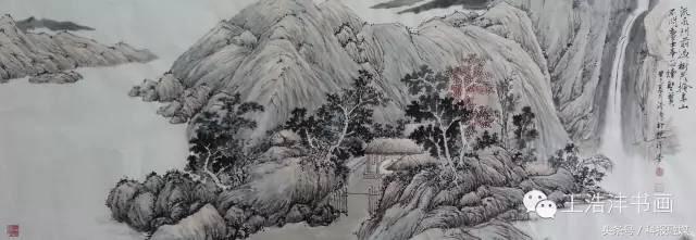 王浩沣山水画作品