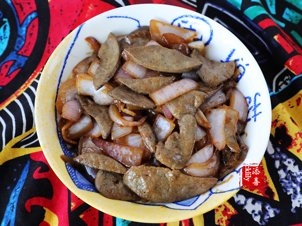 “土匪猪肝”最简单好吃的做法，口感鲜嫩，香辣不腥，下酒又下饭 - 哔哩哔哩