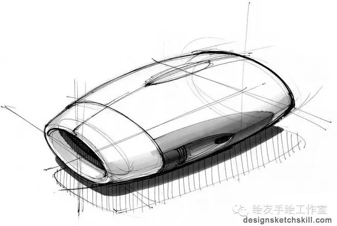 素材优秀工业设计手绘线稿留着慢慢练习