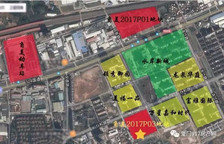 角美2017p03地块简评:坐拥新老城区多重配套资源,步行至地铁口只需10