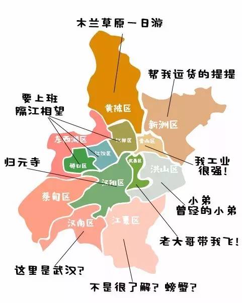 武汉哪个区最富哪个区最穷,看看你住的是哪呢?