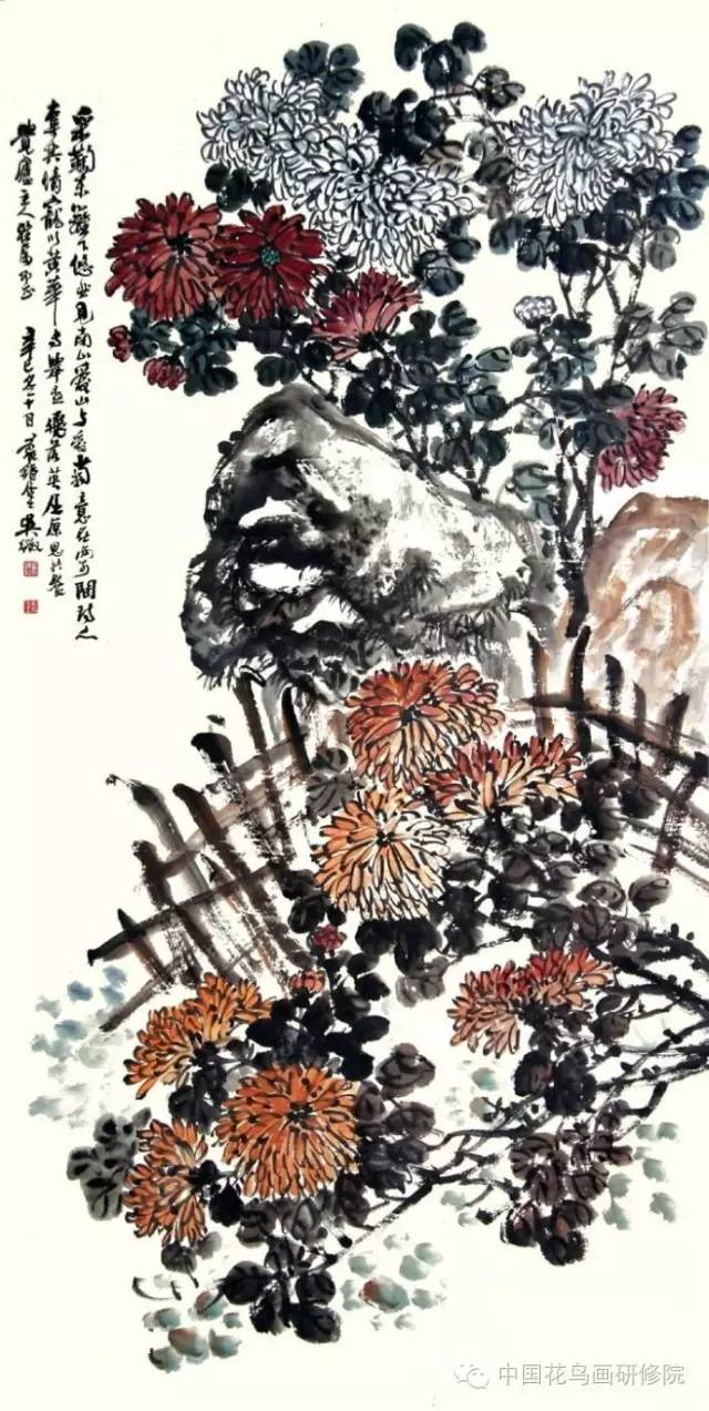 历代名家画菊花