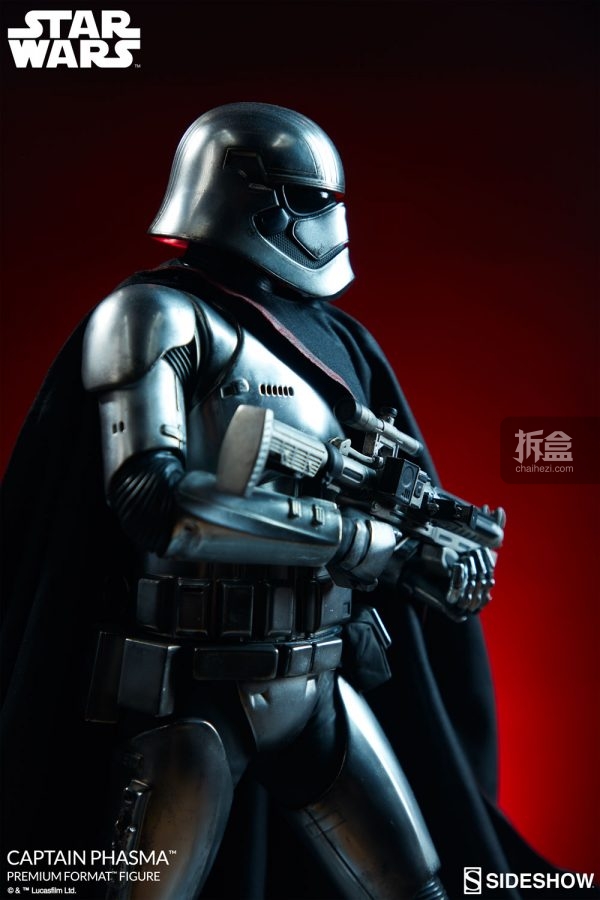 sideshow《星球大战7》第一秩序 法斯马队长captain phasma pf雕像