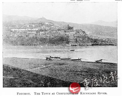 重庆王家沱法国海军站   上周,一条关于百年前涪陵最老照片的帖子,在