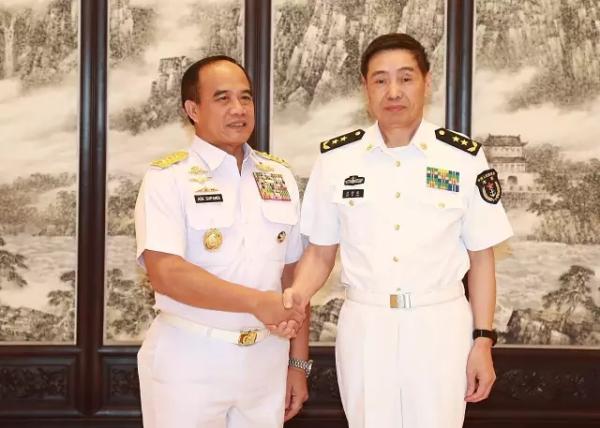 沈金龙会见印尼海军参谋长:希望在双边及多边场合加强沟通