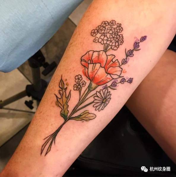 tattoo | 纹身素材:罂粟