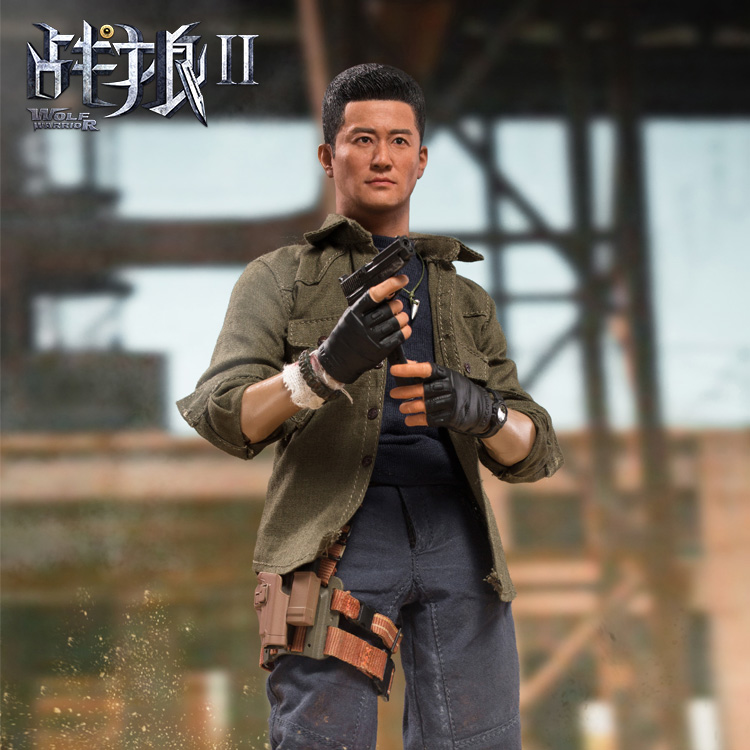 战狼2吴京16兵人模型12英寸可动人偶