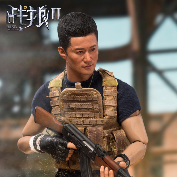 战狼2吴京16兵人模型12英寸可动人偶