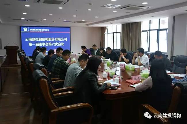 【动态】公司召开第一届董事会第六次会议