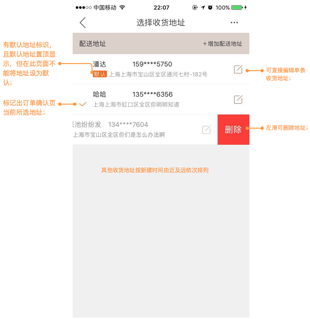 关于"收货地址"的二三事