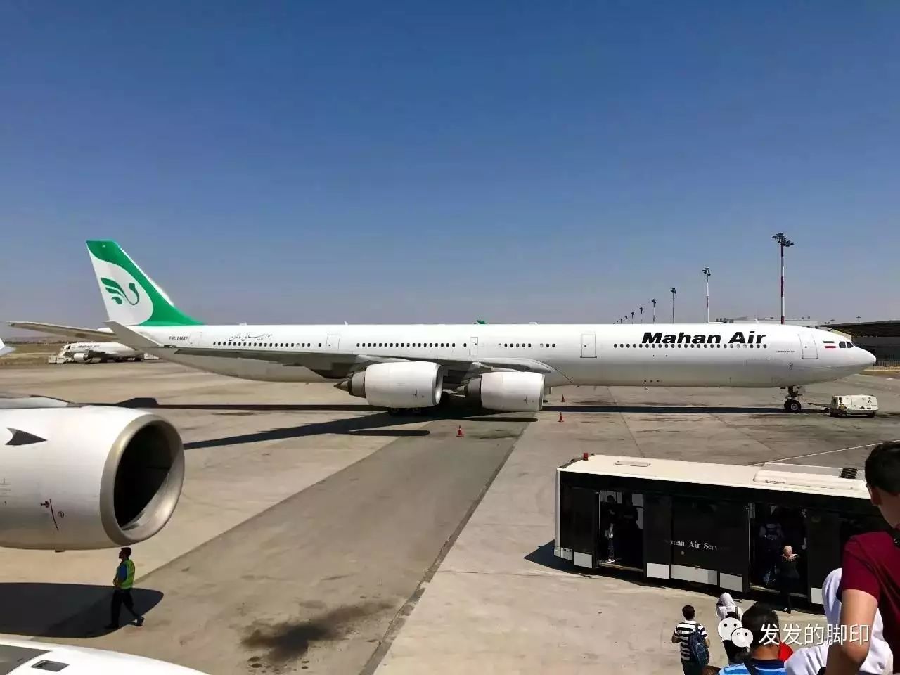 w5 060 迪拜—德黑兰 由伊朗马汉航空空客a340-600执飞.