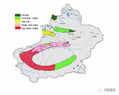 2017年新疆冬小麦适播期预报