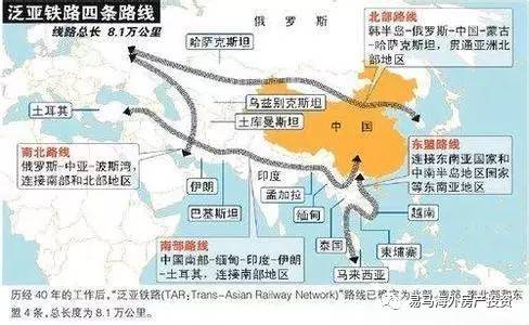 泛亚铁路 线路简介 历经40年的工作后,泛亚铁路 (trans-asian