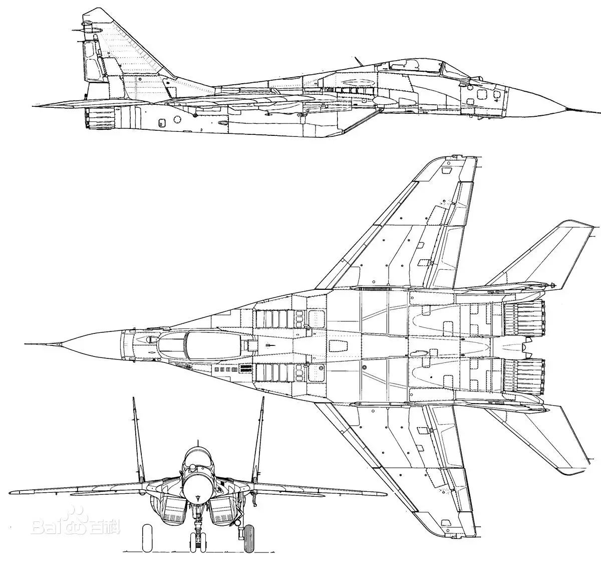 米格-21 20世纪70年代开始,出现了具备高机动性的第三代战斗机,如