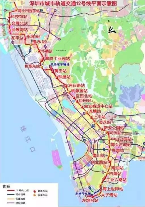 成为支撑深圳市西部,前海(蛇口)自贸区,空港新城等地区城市发展的"轴图片