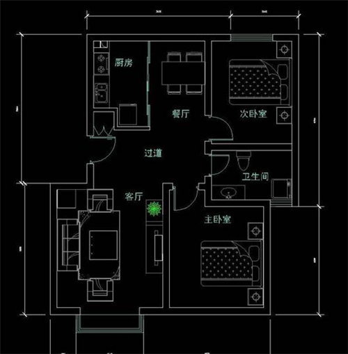 这些图片都是设计师们先用cad这个软件画出室内平面图,再把它转换为